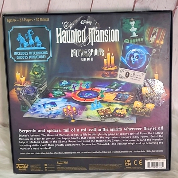 FUNKO DISNEY HAUNTED MANSION MAGIC KINGDOM PARK EDITION COLLECTIBLE BOARD GAME - Picture 10 of 12